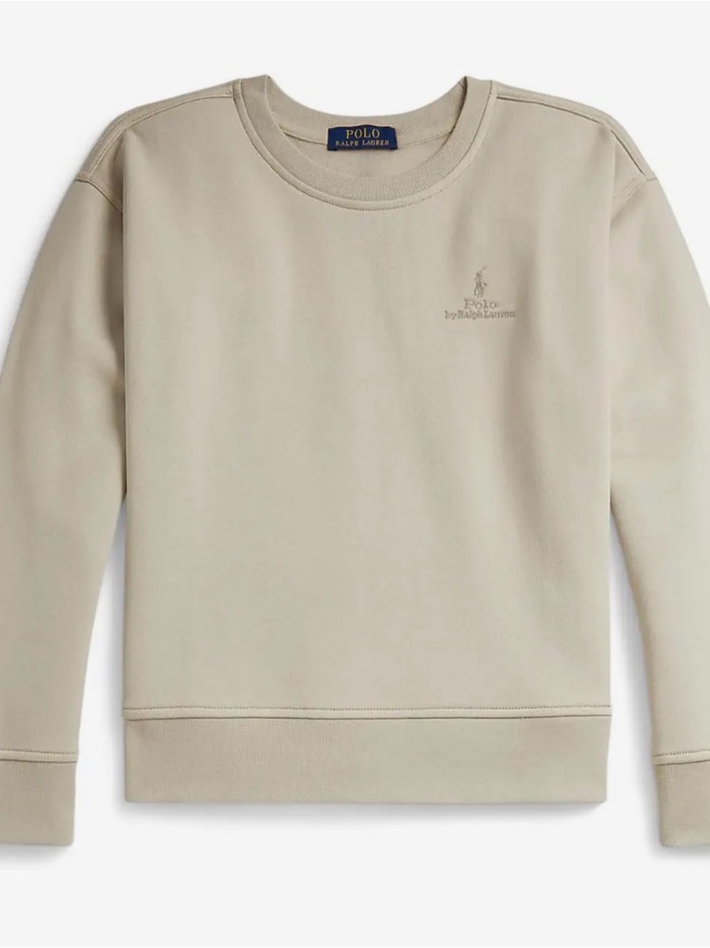 Polo by Ralph Lauren Men's Crewneck Sweatshirt in Natural Beige